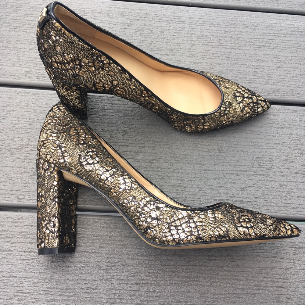 Ivanka Trump Gold Heels